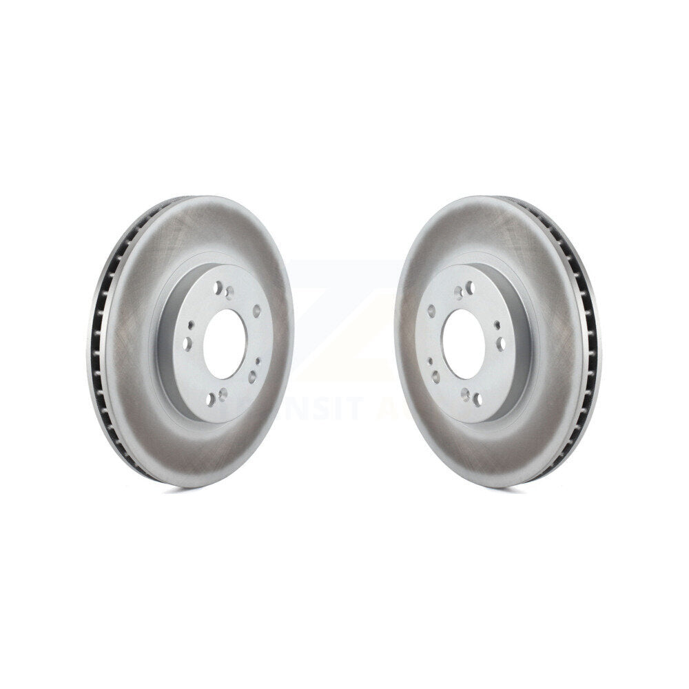 Coated Disc Brake Rotors Front Pair For Mitsubishi Endeavor