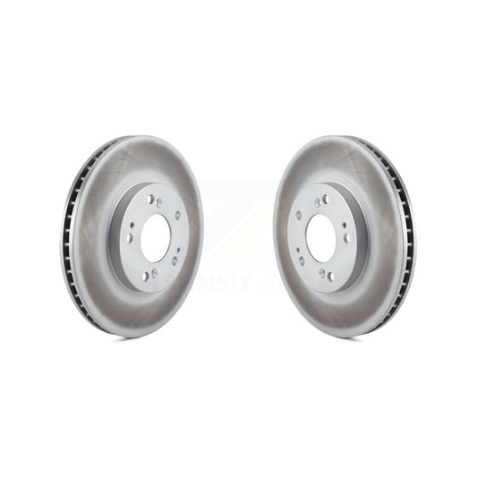 Coated Disc Brake Rotors Front Pair For Mitsubishi Endeavor