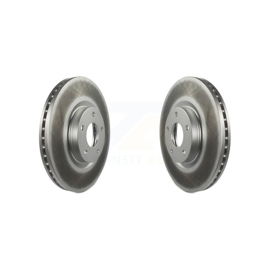 Coated Brake Rotor Front Pair For Nissan Altima Murano INFINITI Maxima FX35 FX45