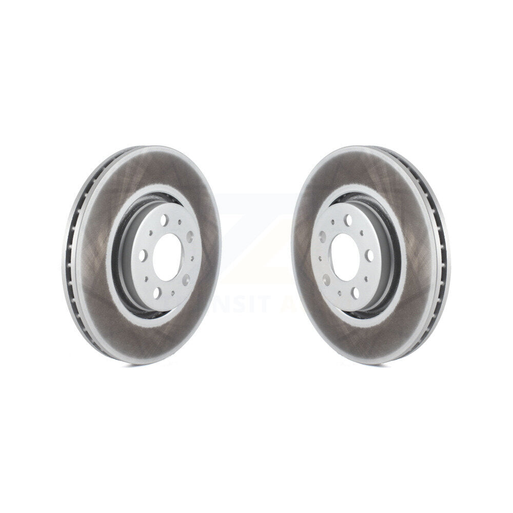 Coated Brake Rotor Front Pair For Volvo XC90 S60 With 316mm Diameter