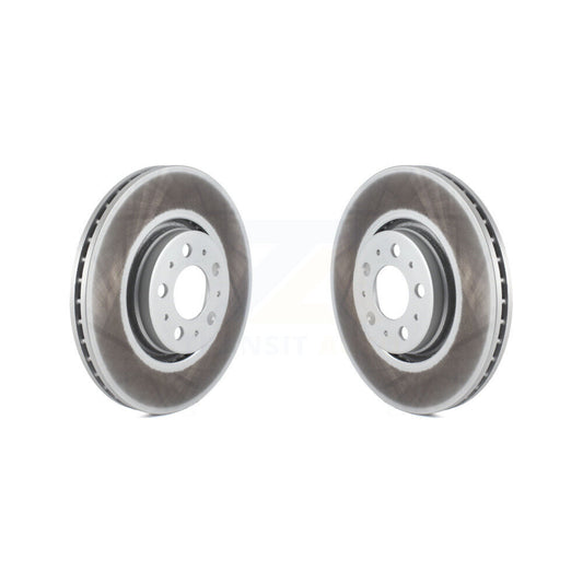 Coated Brake Rotor Front Pair For Volvo XC90 S60 With 316mm Diameter