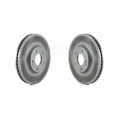 Coated Disc Brake Rotors Front Pair For Hyundai Azera Kia Amanti XG350