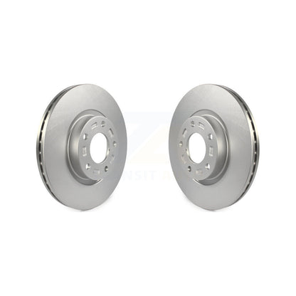 Coated Disc Brake Rotors Front Pair For Mazda 3 5 Sport