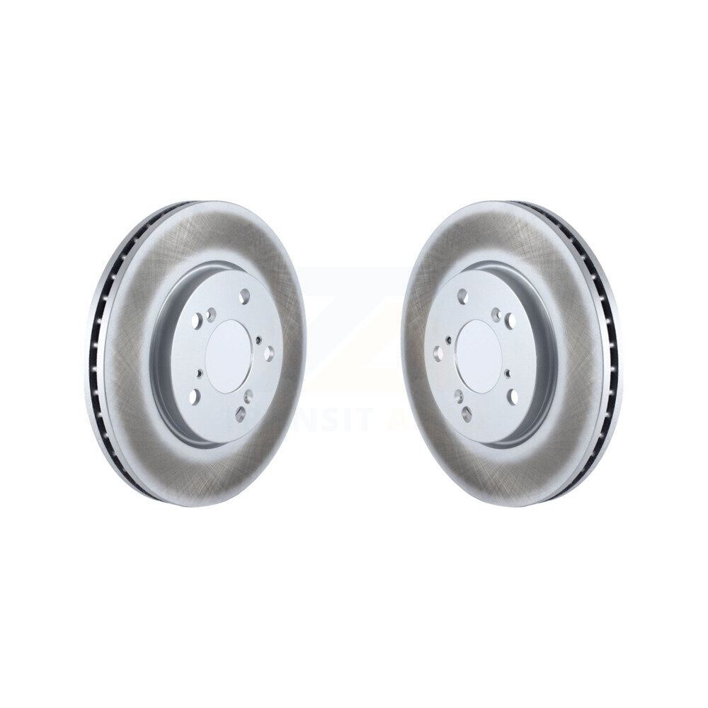 Coated Disc Brake Rotors Front Pair For 2005-2010 Honda Odyssey