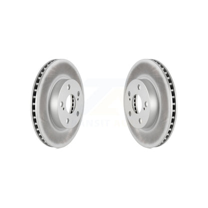Coated Disc Brake Rotors Front Pair For 2004-2009 Toyota Prius