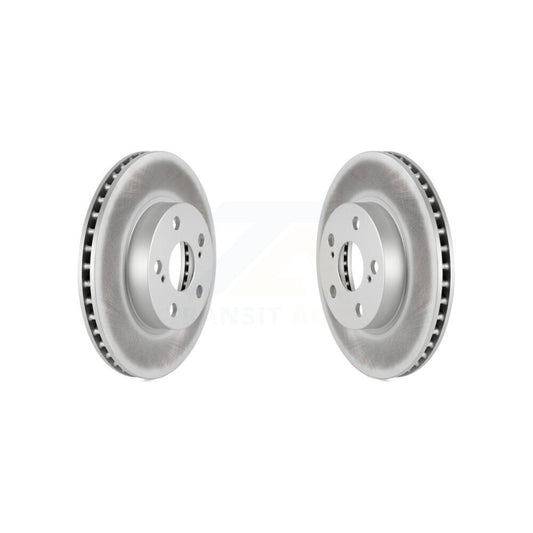 Coated Disc Brake Rotors Front Pair For 2004-2009 Toyota Prius