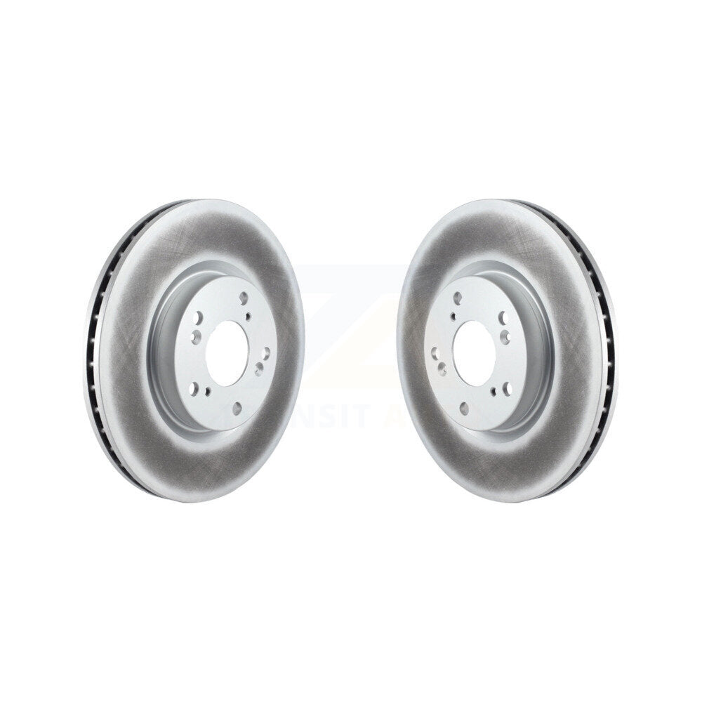 Coated Disc Brake Rotors Front Pair For Honda Civic Acura CR-V CSX ILX RSX