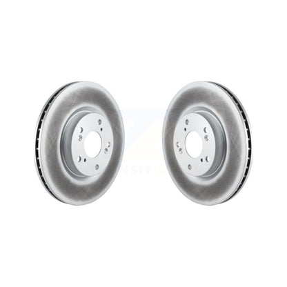 Coated Disc Brake Rotors Front Pair For Honda Civic Acura CR-V CSX ILX RSX