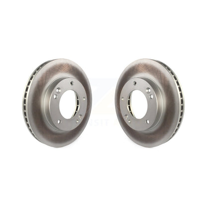 Coated Disc Brake Rotors Front Pair For 2003-2006 Kia Sorento