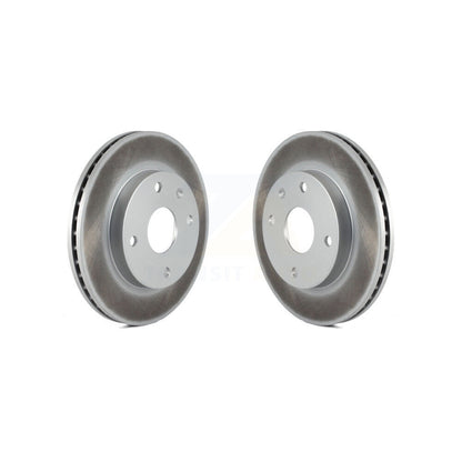 Coated Disc Brake Rotors Front Pair For Chevrolet Optra Suzuki Forenza Reno
