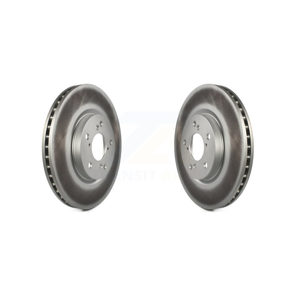 Coated Disc Brake Rotors Front Pair For 2006-2014 Honda Ridgeline