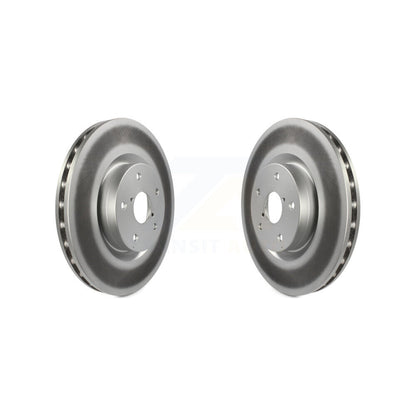 Coated Disc Brake Rotors Front Pair For Subaru Impreza WRX STI