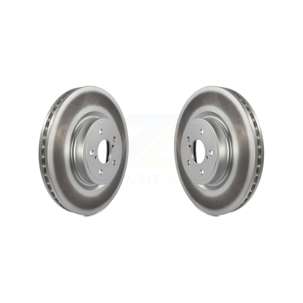 Coated Disc Brake Rotors Front Pair For Subaru Forester Outback Legacy