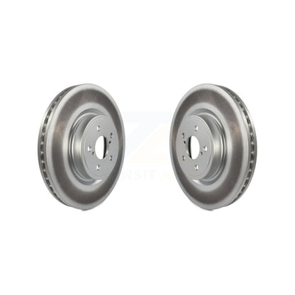 Coated Disc Brake Rotors Front Pair For Subaru Forester Outback Legacy