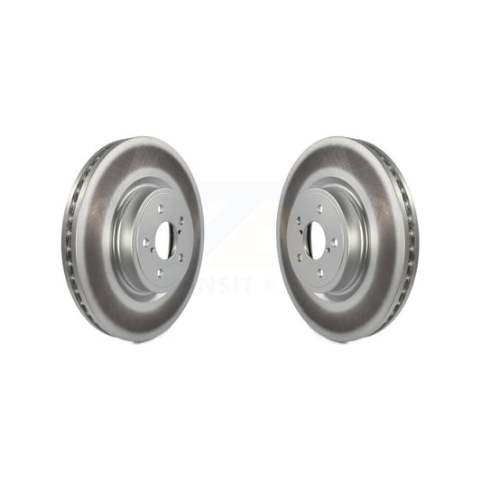 Coated Disc Brake Rotors Front Pair For Subaru Forester Outback Legacy