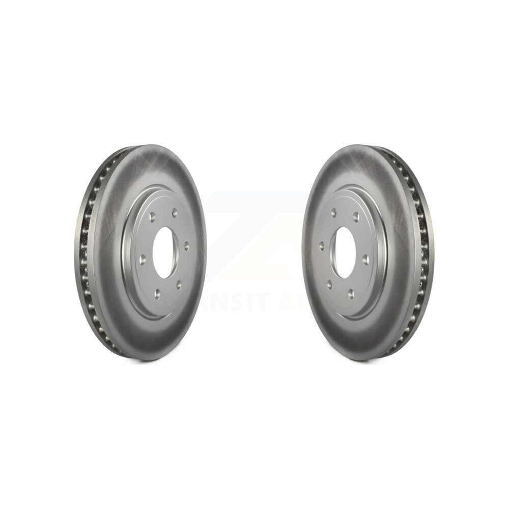 Coated Disc Brake Rotors Front Pair For Nissan Frontier Suzuki Equator