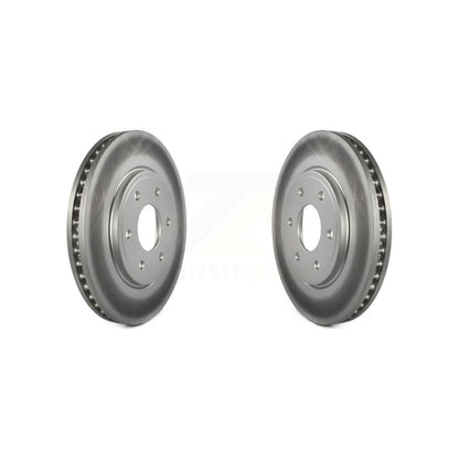 Coated Disc Brake Rotors Front Pair For Nissan Frontier Suzuki Equator
