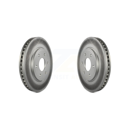 Coated Disc Brake Rotors Front Pair For Nissan Frontier Suzuki Equator