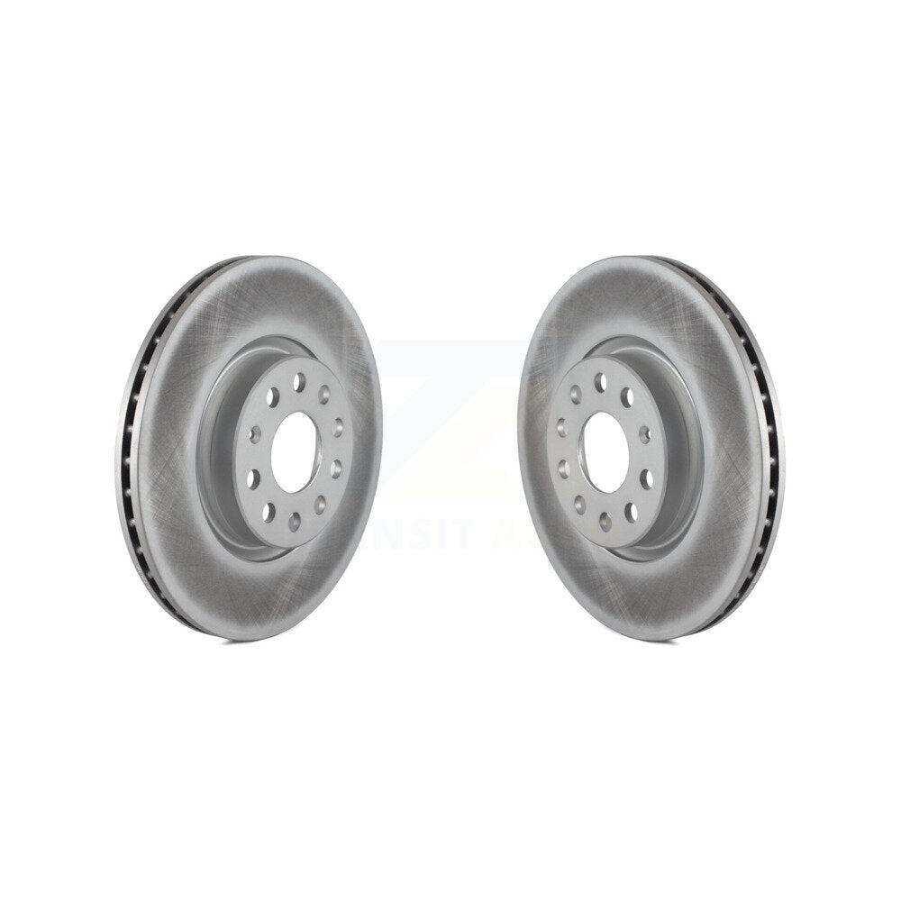 Coat Brake Rotor Front Pair For Volkswagen Jetta Tiguan Audi Taos Passat Golf A3