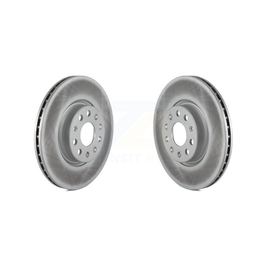Coat Brake Rotor Front Pair For Volkswagen Jetta Tiguan Audi Taos Passat Golf A3