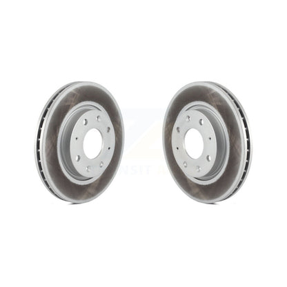 Coated Disc Brake Rotors Front Pair For Kia Spectra Spectra5