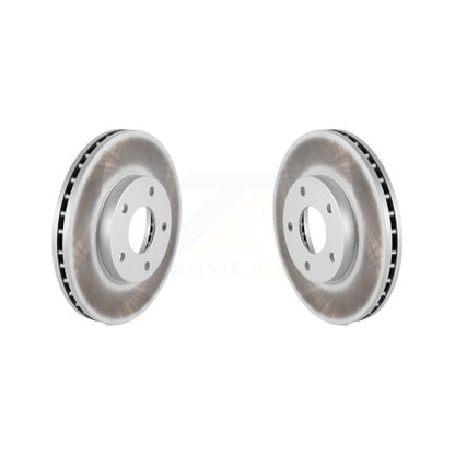 Coated Disc Brake Rotors Front Pair For 2004-2006 Nissan X-Trail