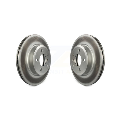Coated Disc Brake Rotors Front Pair For 2004-2010 BMW X3