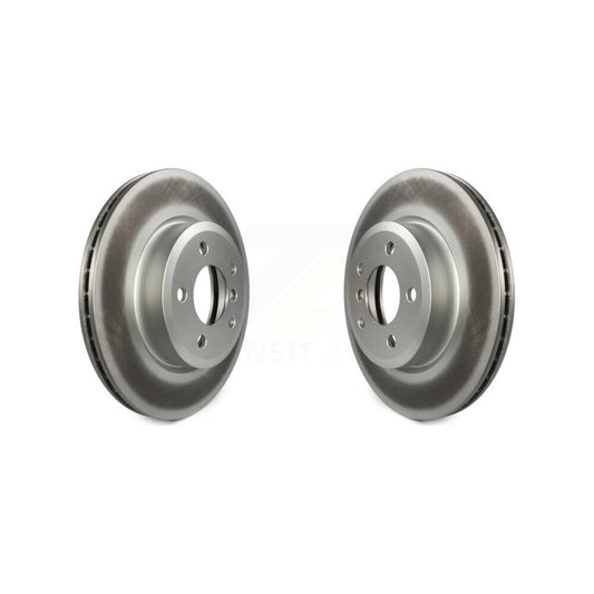 Coated Disc Brake Rotors Front Pair For 2004-2010 BMW X3