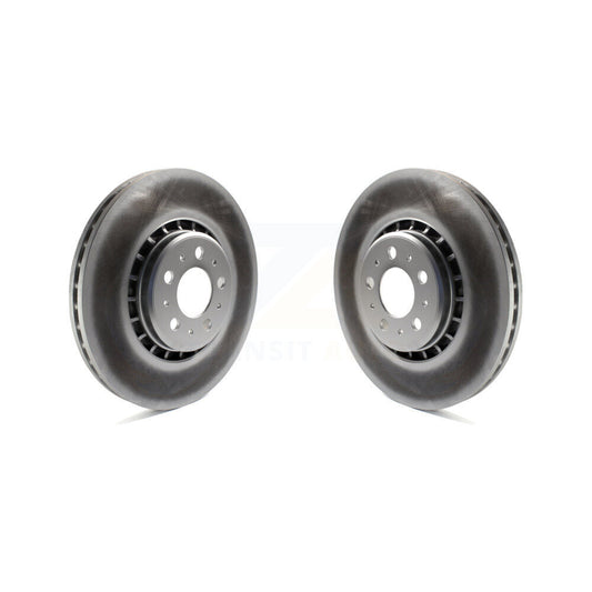 Coat Brake Rotor Front Pair For 03-14 Volvo XC90 With 336mm Diameter