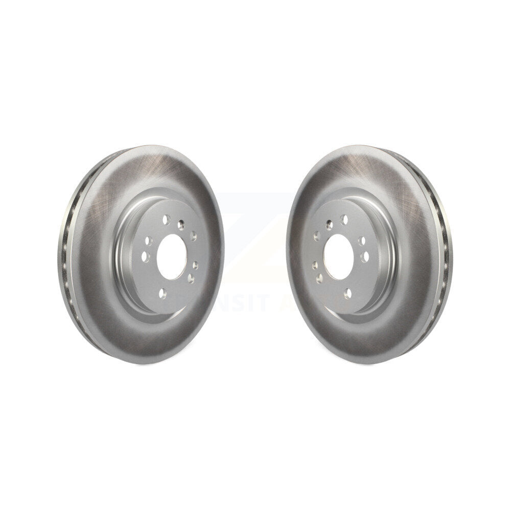 Coated Brake Rotor Front Pair For Mercedes-Benz ML350 ML320 R350 ML500 R320 R500