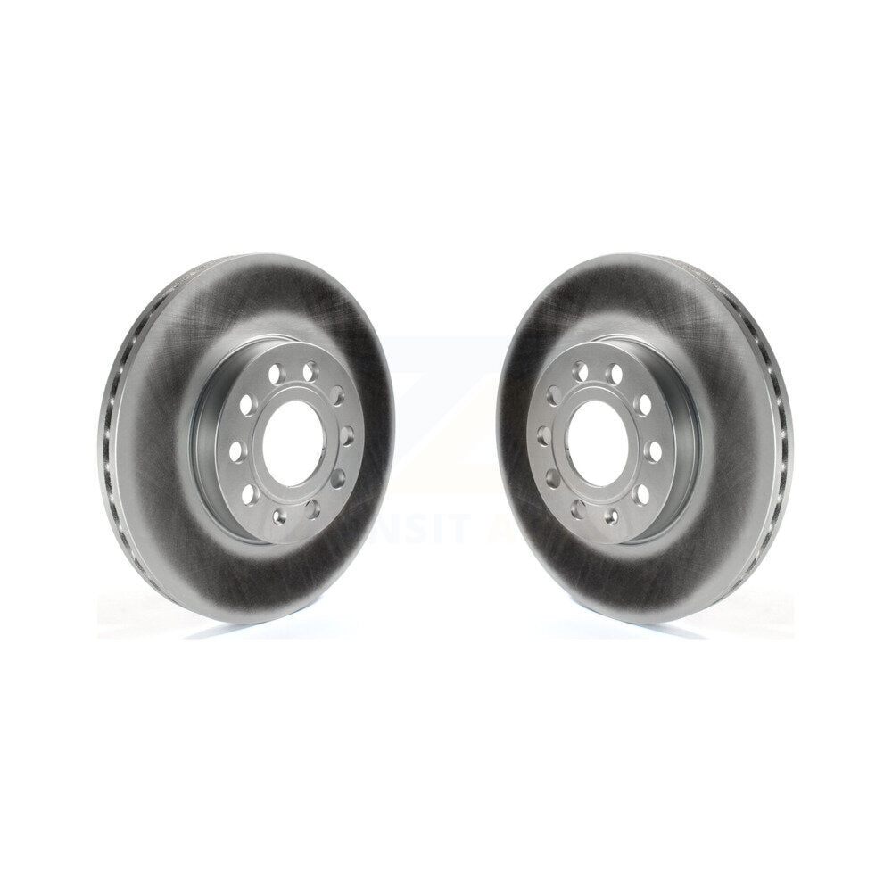 Coat Brake Rotors Front Pair For Volkswagen Jetta Golf Taos SportWagen Beetle A3