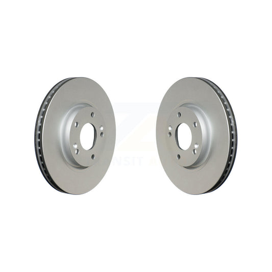 Coat Brake Rotors Front Pair For Hyundai Kia Sonata Tucson Forte Optima Sportage