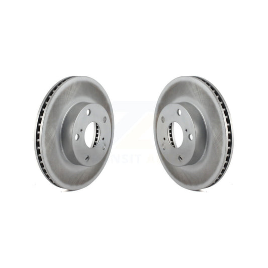 Coated Disc Brake Rotor Front Pair For 2005-2015 Toyota Tacoma With 5 Lug Wheels