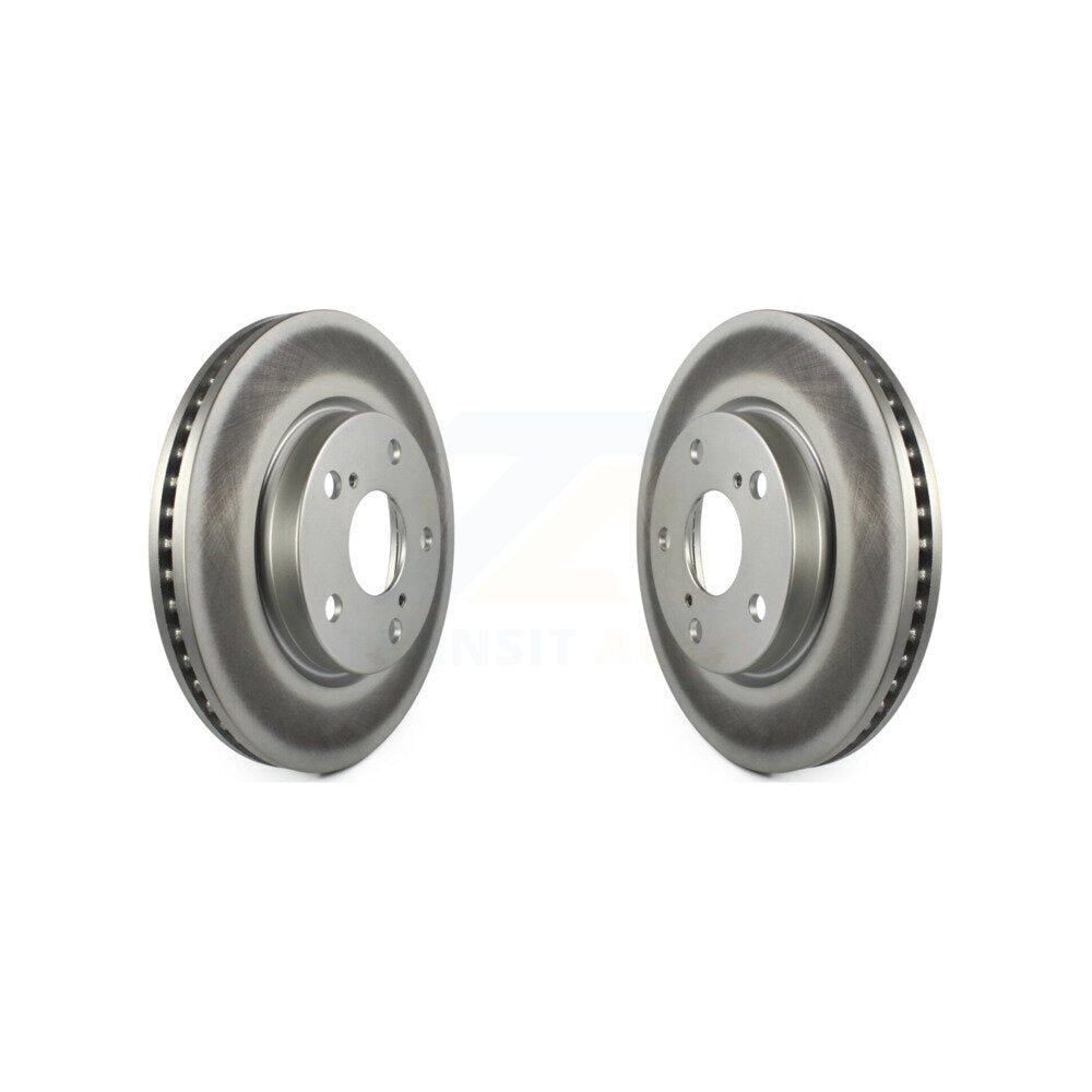 Coated Disc Brake Rotor Front Pair For Toyota RAV4 Prius V Scion xB Lexus HS250h