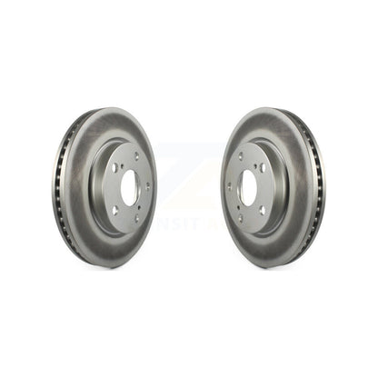 Coated Disc Brake Rotor Front Pair For Toyota RAV4 Prius V Scion xB Lexus HS250h