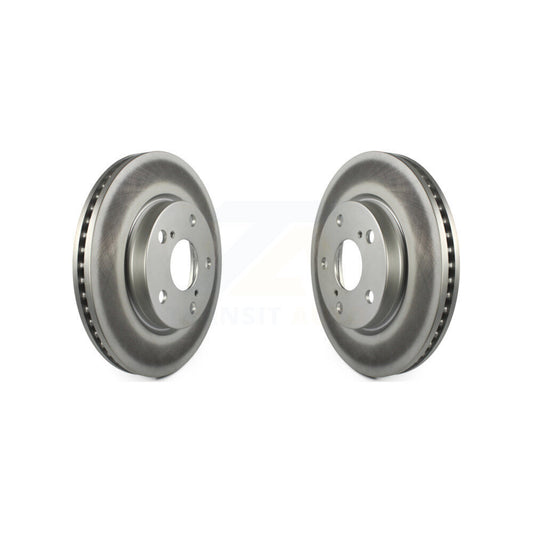 Coated Disc Brake Rotor Front Pair For Toyota RAV4 Prius V Scion xB Lexus HS250h