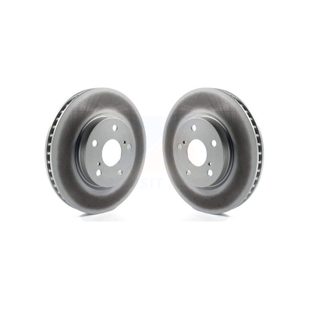 Coated Disc Brake Rotors Front Pair For Lexus IS250
