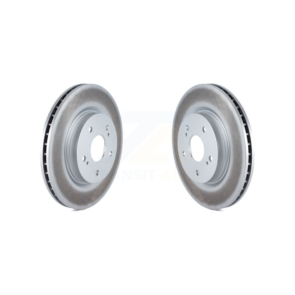 Coated Disc Brake Rotors Front Pair For 2006-2013 Suzuki Grand Vitara