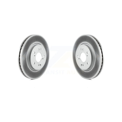 Coated Disc Brake Rotors Front Pair For Honda CR-V Acura RDX Accord Crosstour