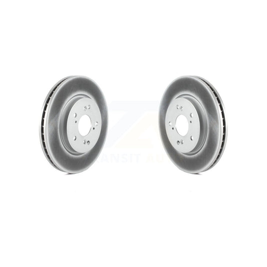 Coated Disc Brake Rotors Front Pair For Honda CR-V Acura RDX Accord Crosstour