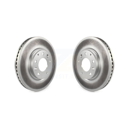 Coated Disc Brake Rotors Front Pair For Mazda CX-7 Ford Edge Lincoln MKX