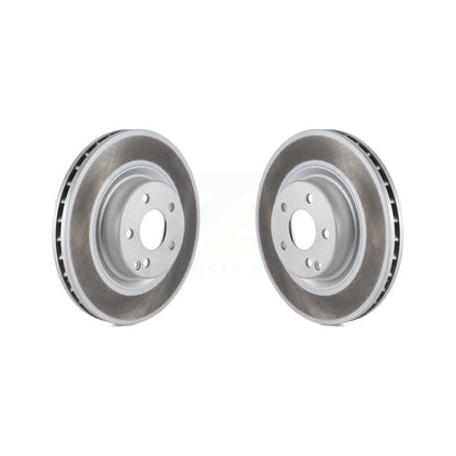 Coated Brake Rotors Front Pair For Mercedes-Benz GLK350 GLK250 E350 SL550 SL500