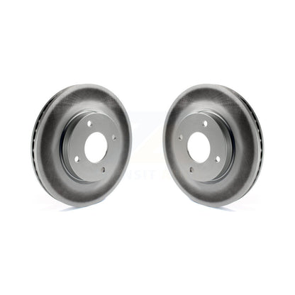Coated Disc Brake Rotors Front Pair For Nissan Versa Sentra Cube