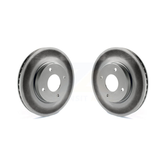 Coated Disc Brake Rotors Front Pair For Nissan Versa Sentra Cube
