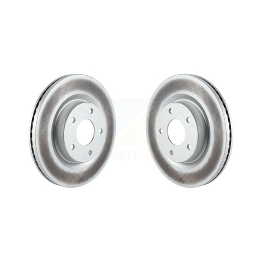Coated Disc Brake Rotors Front Pair For Nissan Altima