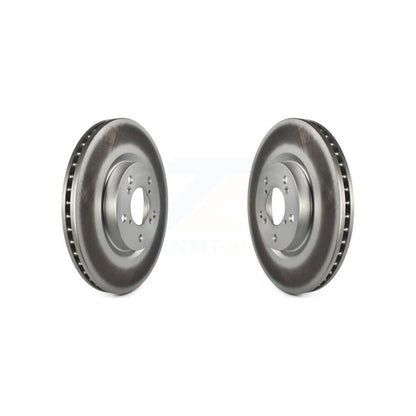 Coated Disc Brake Rotors Front Pair For Honda Pilot Acura MDX RLX ZDX