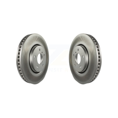 Coated Disc Brake Rotors Front Pair For INFINITI FX35 FX45 FX37 QX70