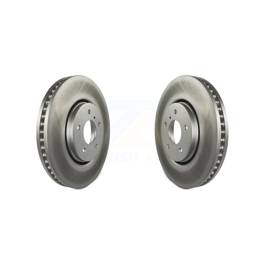 Coated Disc Brake Rotors Front Pair For INFINITI FX35 FX45 FX37 QX70