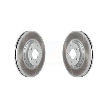 Coated Disc Brake Rotors Front Pair For Mazda 3