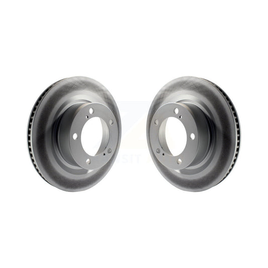 Coated Brake Rotor Front Pair For Toyota Tundra Sequoia Lexus LX570 Land Cruiser